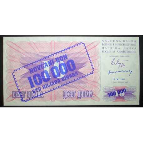 Bosnia - 100000 Dinara