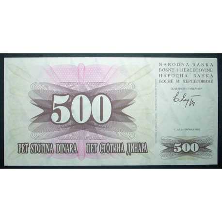 Bosnia - 500 Dinara