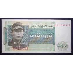 Burma, Birmania - 1 Kyat 1972