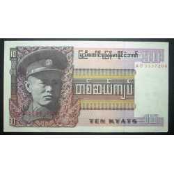 Burma, Birmania - 10 Kyat 1973