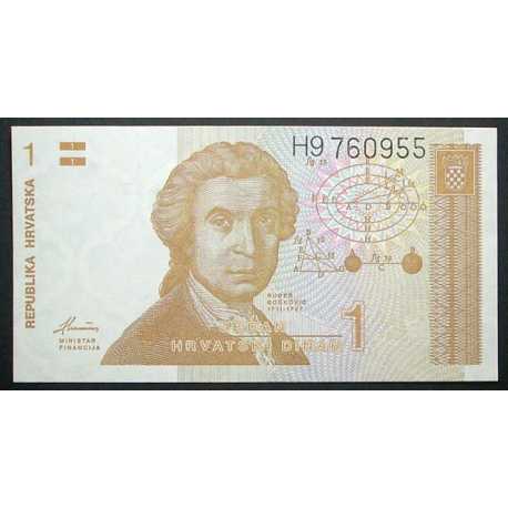 Croatia - 1 Dinar 1991