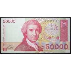 Croatia - 50.000 Dinar 1993