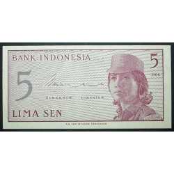 Indonesia - 5 Sen 1964