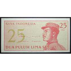 Indonesia - 25 Sen 1964