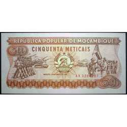 Mozambique - 50 Meticais 1986