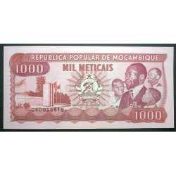 Mozambique - 1000 Meticais 1989