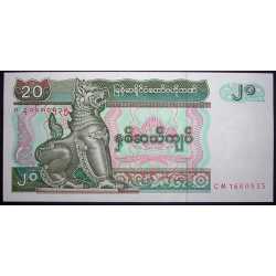 Myanmar - 20 Kyats 1997