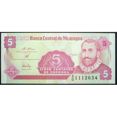 Nicaragua - 5 Centavos 1991