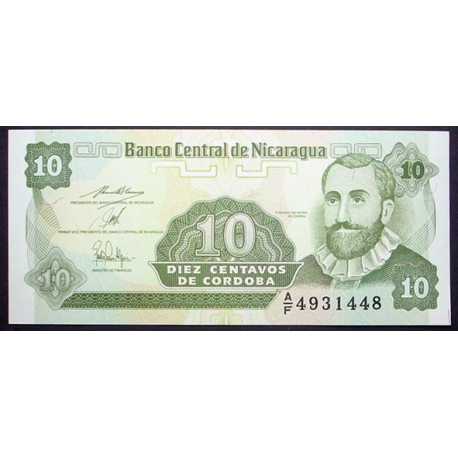 Nicaragua - 10 Centavos 1991