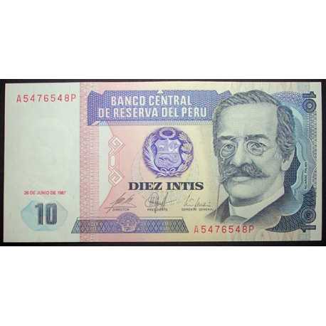 Perù - 10 Intis 1987