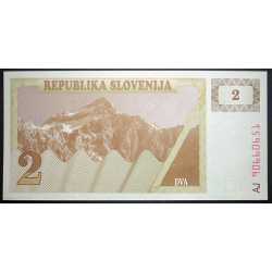 Slovenia - 2 Tolarjev 1990