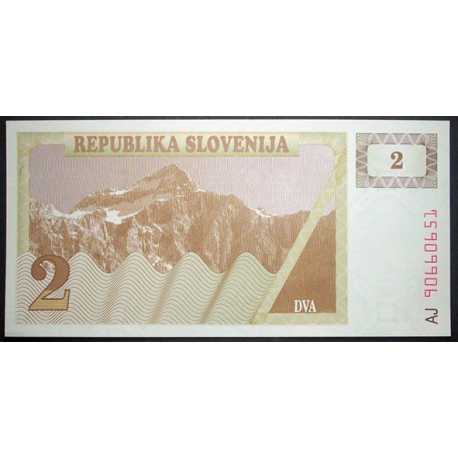 Slovenia - 2 Tolarjev 1990