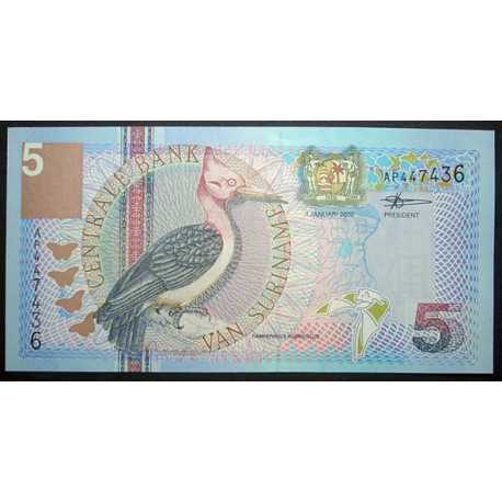 Suriname - 5 Gulden 2000