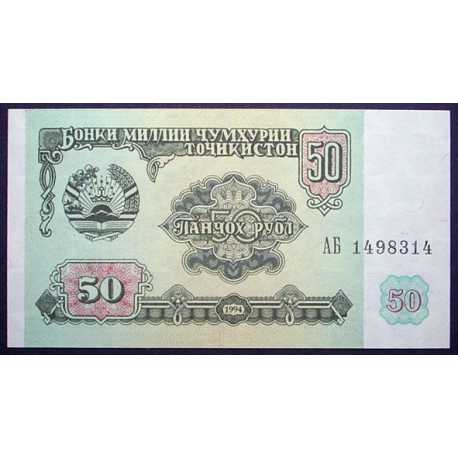 Tajikistan - 20 Ruble 1994