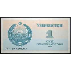 Uzbekistan - 1 Sum 1992