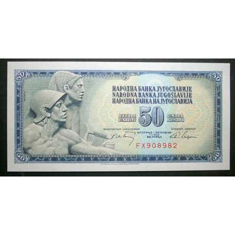 Yugoslavia - 50 Dinara 1968