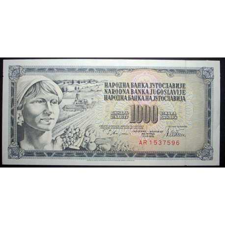 Yugoslavia - 1000 Dinara 1978