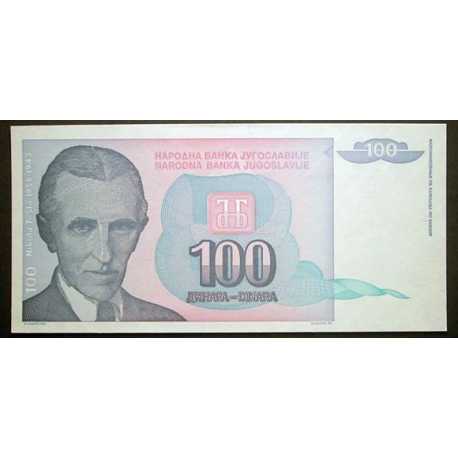 Yugoslavia - 100 Dinara 1994