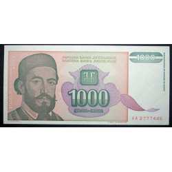 Yugoslavia - 1000 Dinara 1994