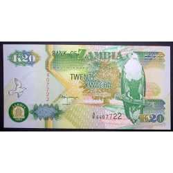 Zambia - 20 Kwacha 1992