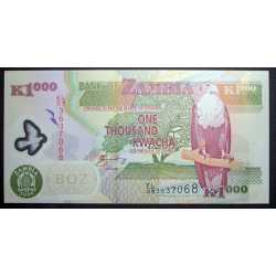 Zambia - 1000 Kwacha 2009 Polymer