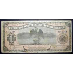 Mexico - 1 Peso 1914 Ejercito Costitucionalista