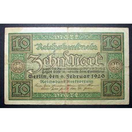Germany - 10 Mark 1920