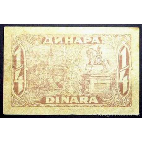 Yugoslavia - 1/4 Dinara - 25 Para 1921