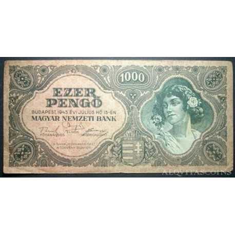 Hungary - 1000 Pengo 1945