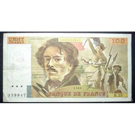 France - 100 Francs 1980