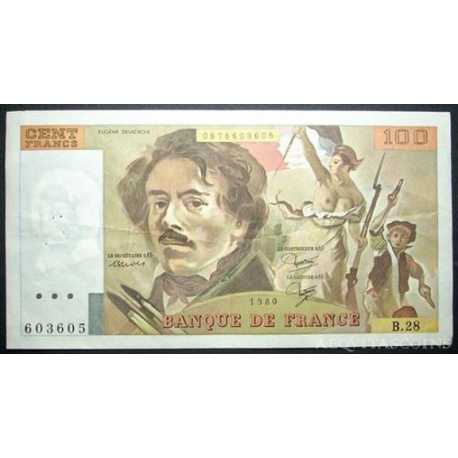 France - 100 Francs 1980