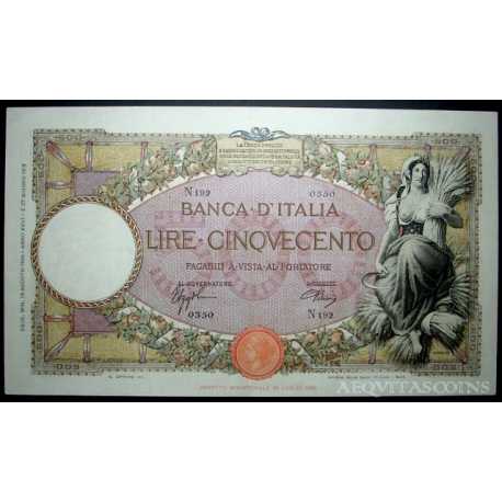 500 Lire Capranesi 1940