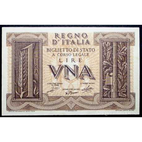 1 Lira Impero 1939