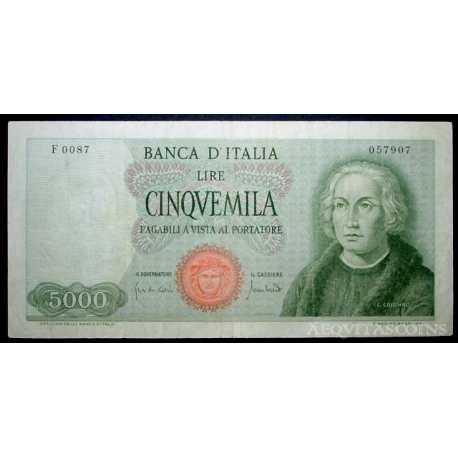 5000 Lire 1970 Colombo 1 Caravella