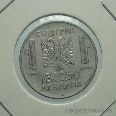 Albania - 0,50 Lek 1940