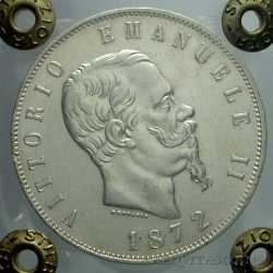 Vitt. Eman. II - 5 Lire 1872 M