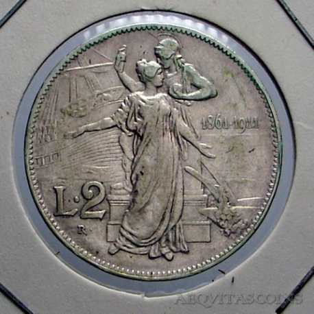 Vitt. Eman. III - 2 Lire 1911 Cinq.
