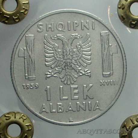 Albania - 1 LEK 1939 Magn