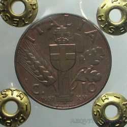 Vitt. Eman. III - 10 Cent 1937