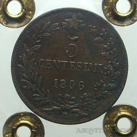 Umb. I - 5 Cent 1896 R Rara