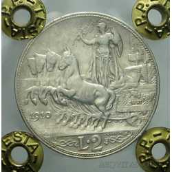 Vitt. Eman. III - 2 Lire 1910 R