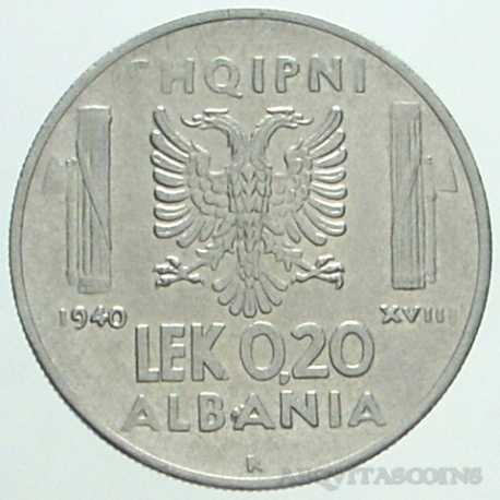 Albania - 0,20 LEK 1940