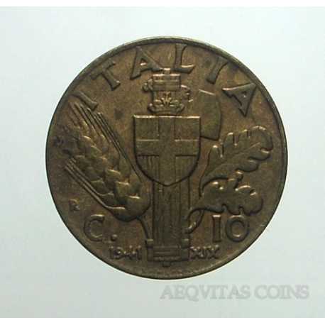 Vitt. Eman. III - 10 Cent 1941