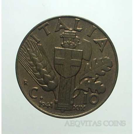 Vitt. Eman. III - 10 Cent 1941