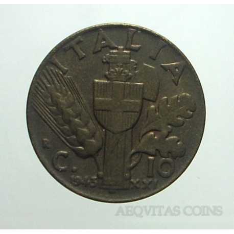 Vitt. Eman. III - 10 Cent 1943