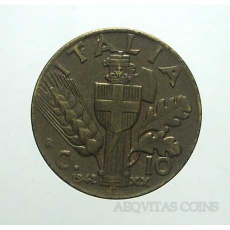 Vitt. Eman. III - 10 Cent 1942
