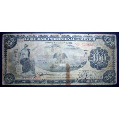 Mexico - 100 Pesos 1914 Provisional