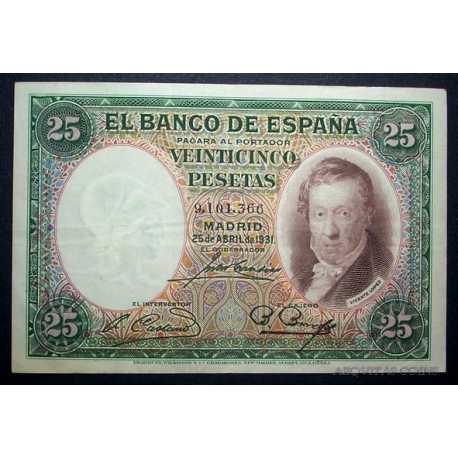 Espana - 25 Pesetas 1931