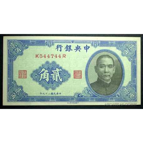 China - 20 Cents 1931