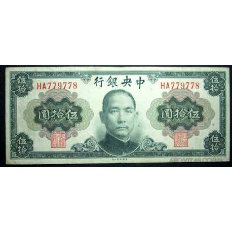 China - 50 Yuan 1945